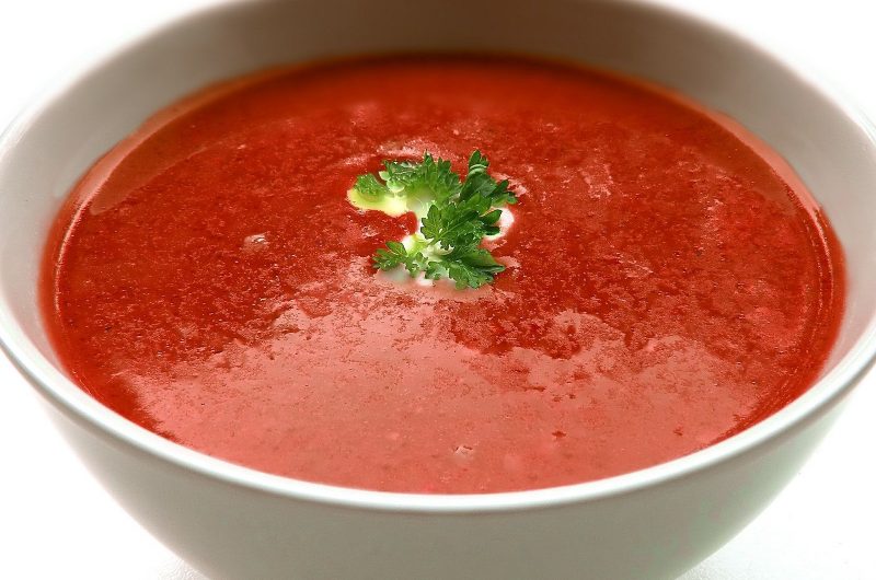 Tangy tomato soup