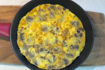 mushroom and parmesan omelette recipe